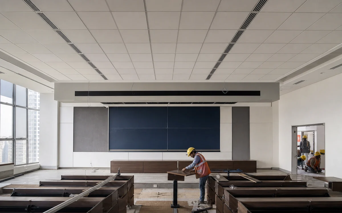 Education & Institutional Fit-Outs in progress, executed by the IBS in-house site team