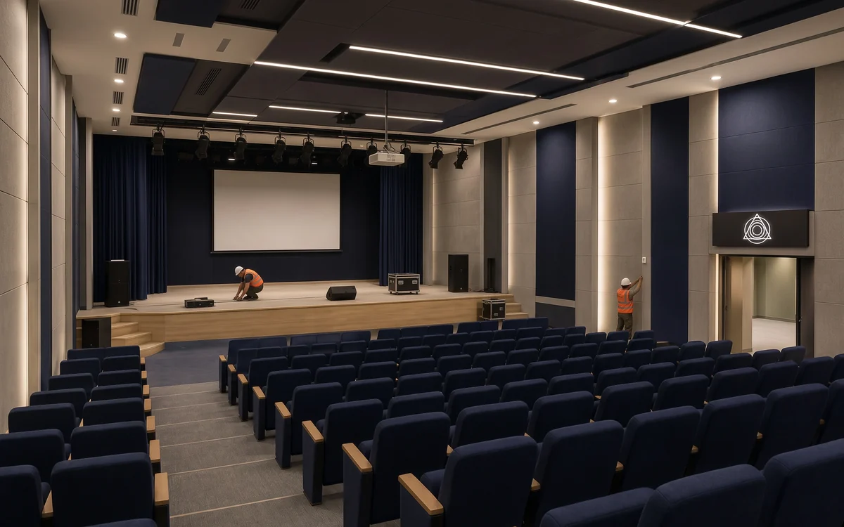 Auditorium & Multipurpose Hall Fit-Outs: Education & Institutional Fit-Outs, Impulse Branding Solutions