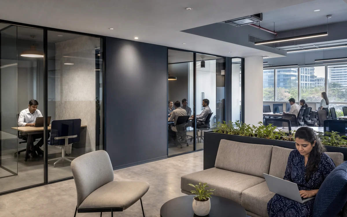 Co-Working & Managed Office Spaces: Office & Commercial Interior Fit-Outs, Impulse Branding Solutions