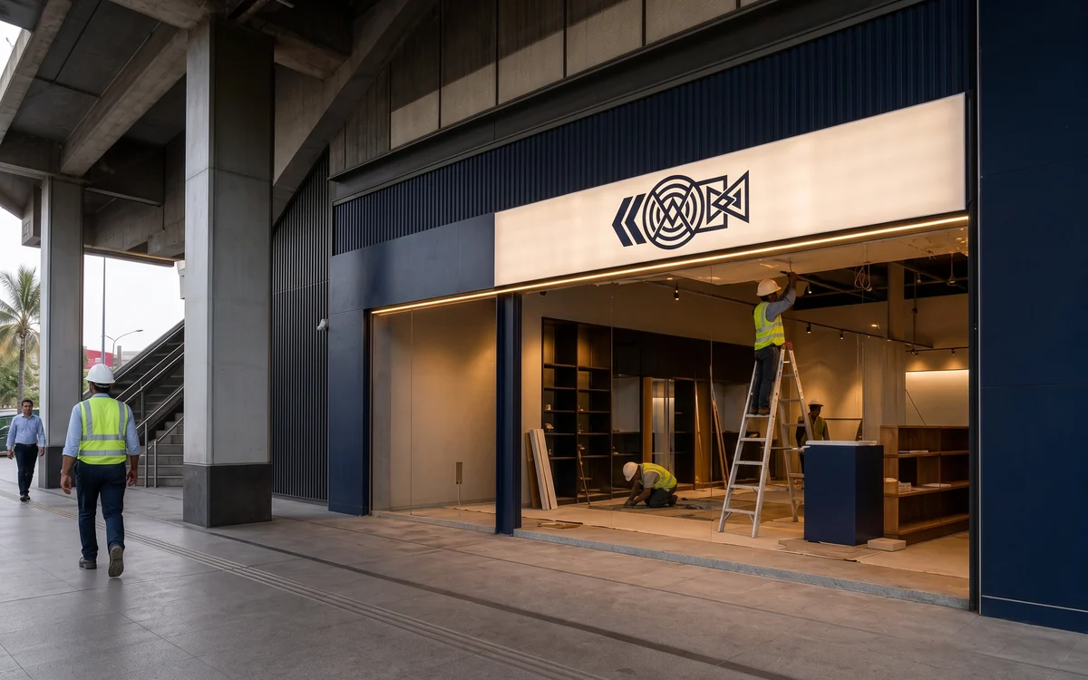Station Retail & Concession Operators: Metro & Railway Station Fit-Outs, Impulse Branding Solutions