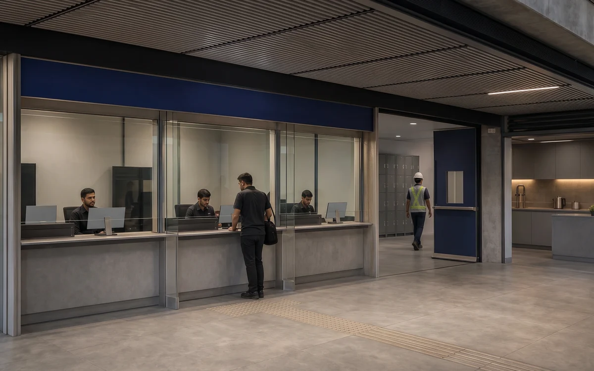 Ticketing, Customer Service & Staff Areas: Metro & Railway Station Fit-Outs, Impulse Branding Solutions