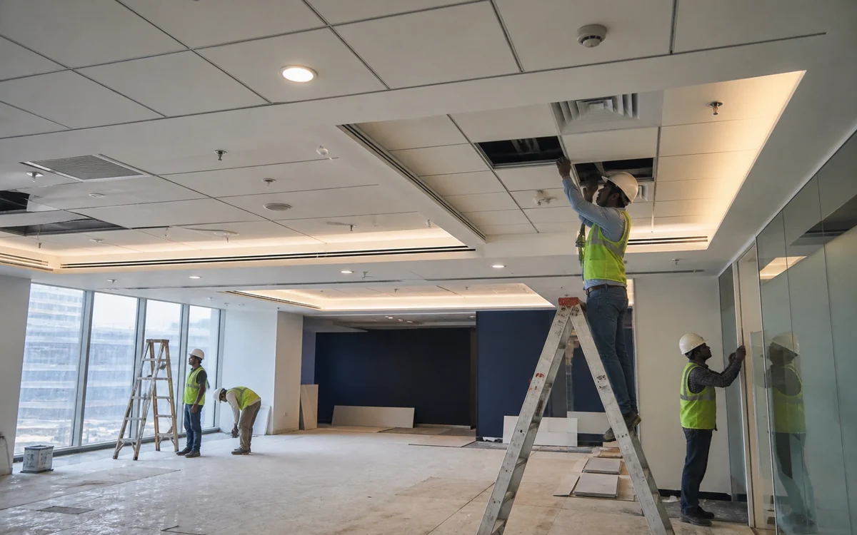 False Ceiling: Office Fit-Outs, Impulse Branding Solutions