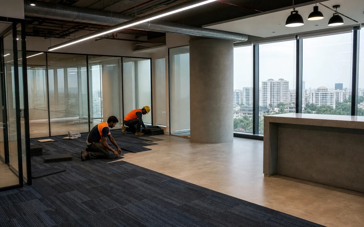 Flooring: Office Fit-Outs, Impulse Branding Solutions