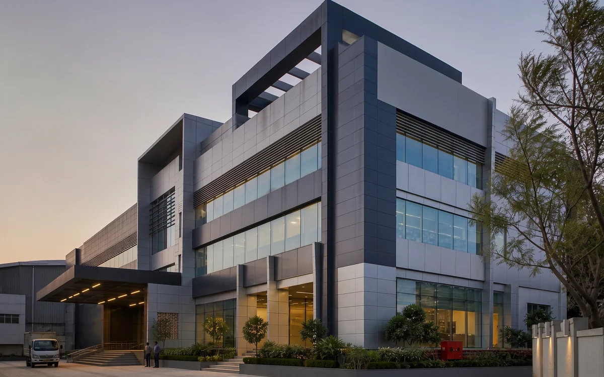 Exterior Facade Cladding: ACP Cladding & Architectural Signage, Impulse Branding Solutions