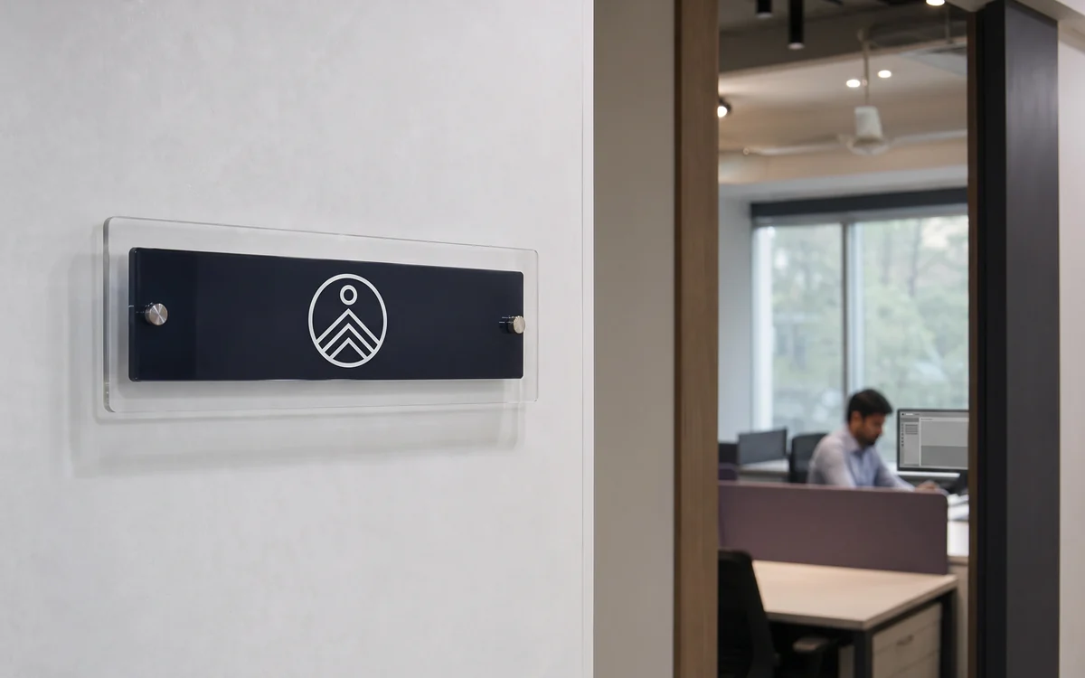 Acrylic Nameplates & Door Signs: Acrylic Sign Boards, Impulse Branding Solutions