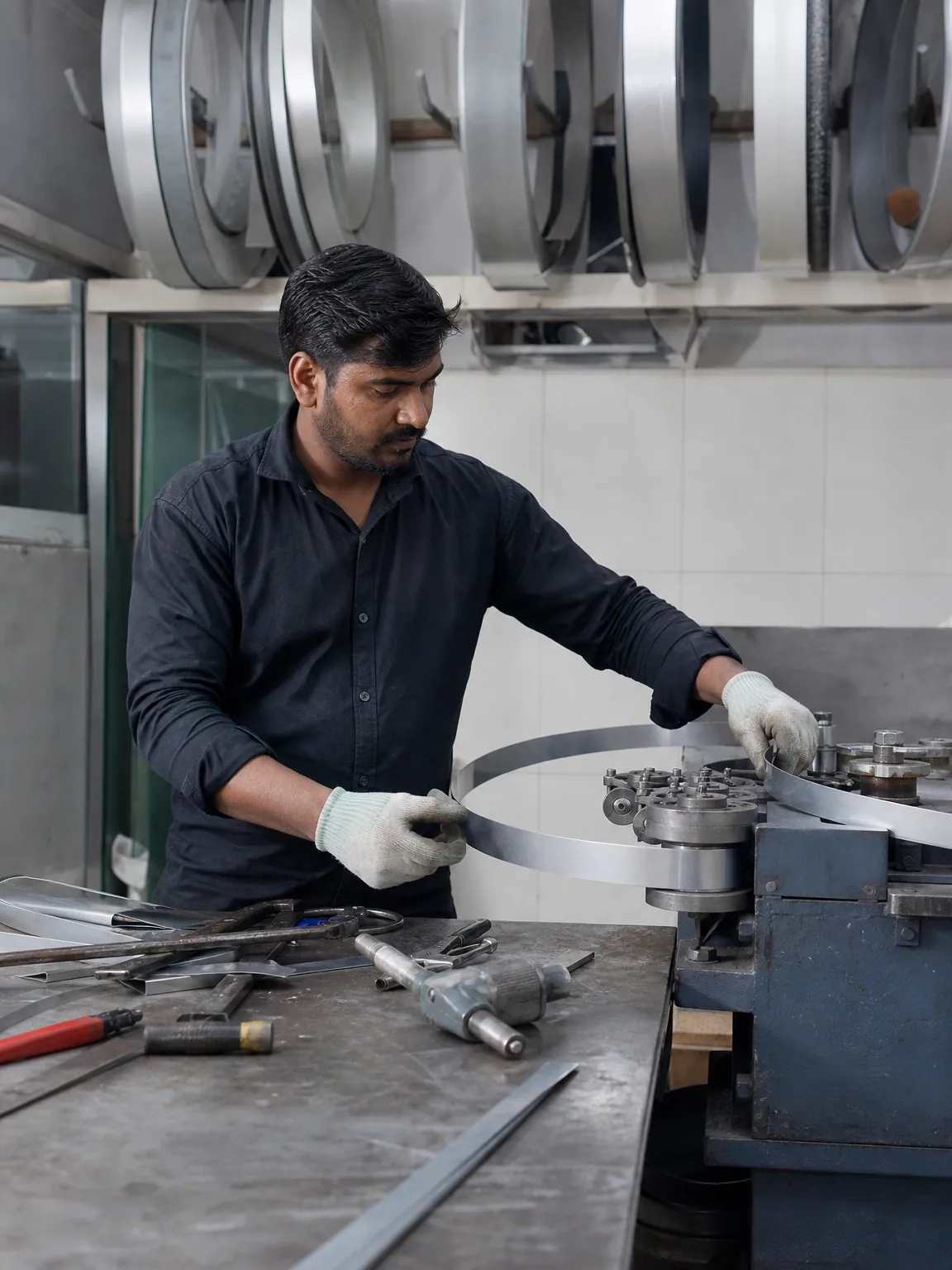 Channel Letters being assembled at the IBS manufacturing facility in Mumbai