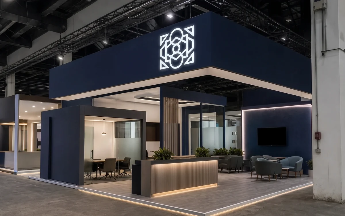 BFSI: Brand-trust stands & hospitality zones: Exhibition Stalls, Impulse Branding Solutions