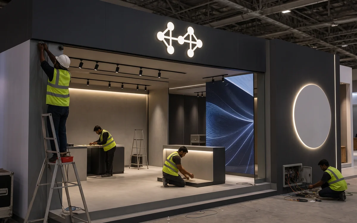 Lighting, AV Integration & Electrical: Exhibition Stalls, Impulse Branding Solutions
