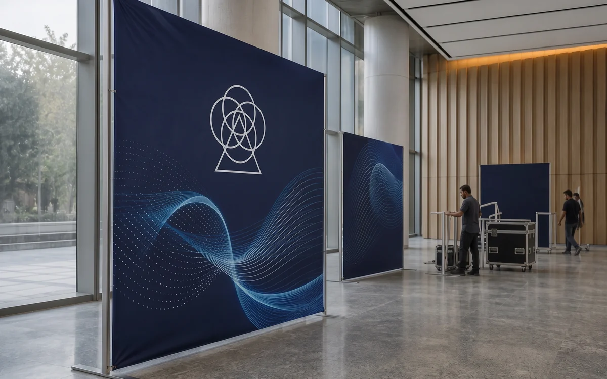 Fabric & Tension-Frame Banners (Reusable): Flex Banner Printing, Impulse Branding Solutions