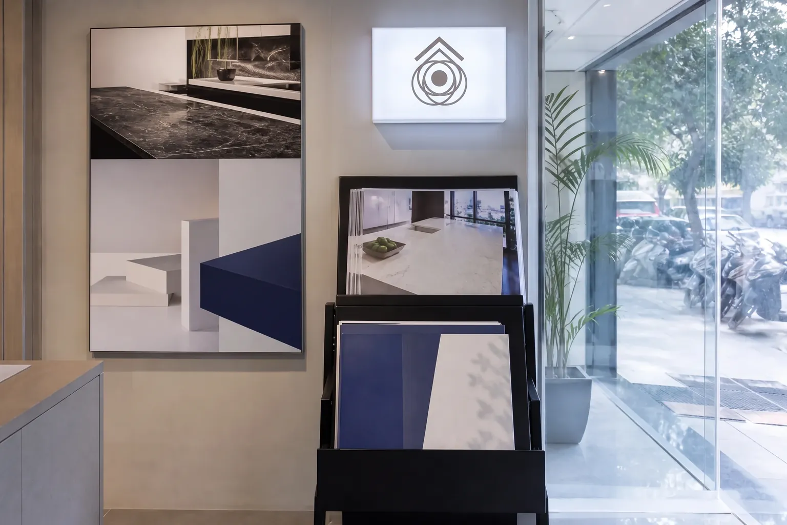 Completed four-colour offset printing installed at a commercial site in India