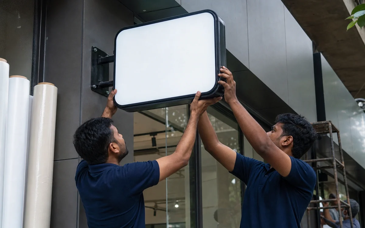 Vinyl Glow Sign Boards: Glow Sign Boards, Impulse Branding Solutions