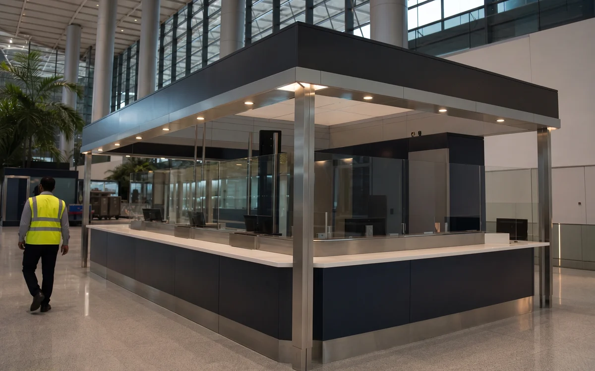 Airports & Aviation: Retail, Information & Service Kiosks: Kiosk Building & Branding, Impulse Branding Solutions