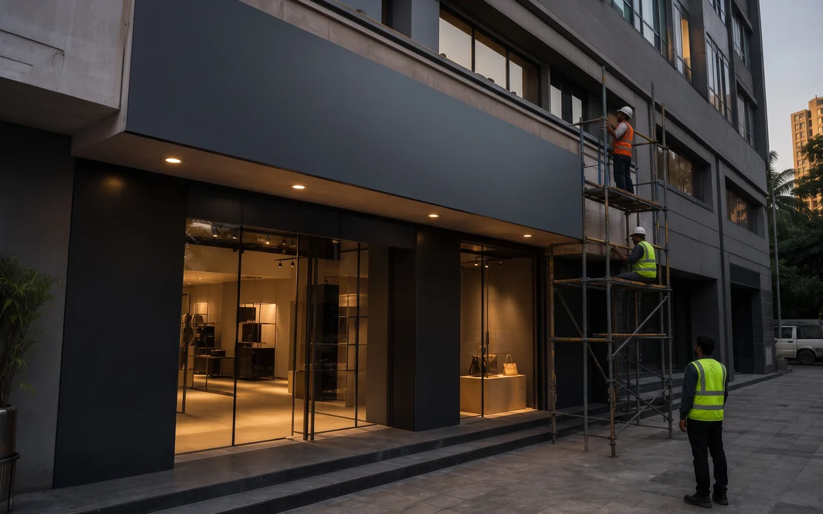 Retail: Storefronts, Multi-City Brand Rollouts: LED Sign Boards, Impulse Branding Solutions