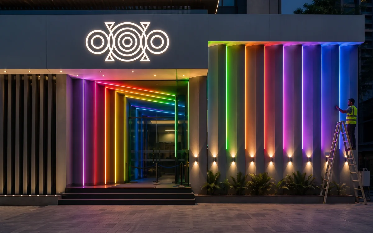 Colour-Changing & RGB Programmable Neon: Neon Sign Boards, Impulse Branding Solutions