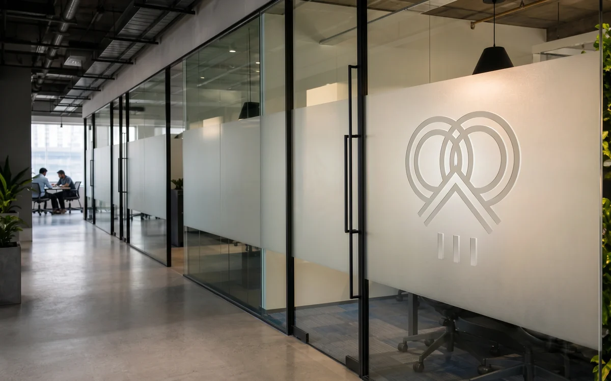 Corporate Offices: Partition & Cabin Glass: One-Way Vision Stickers, Impulse Branding Solutions