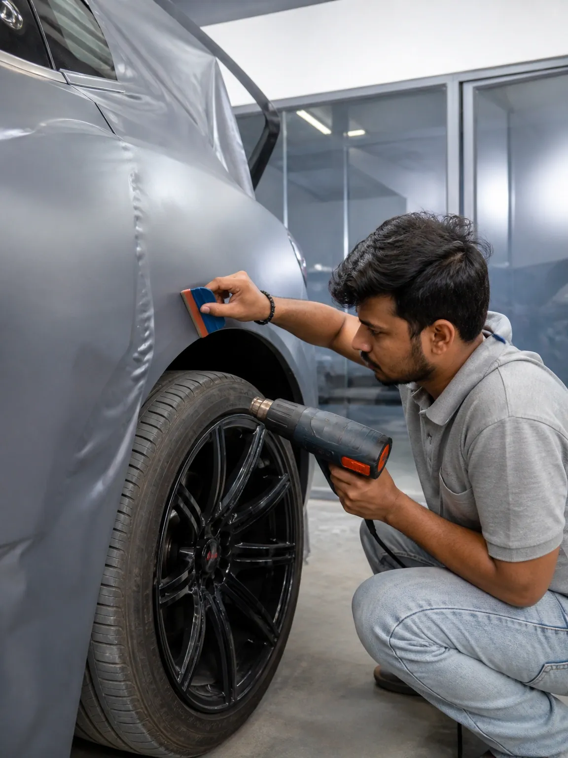 Vehicle Wraps being assembled at the IBS manufacturing facility in Mumbai