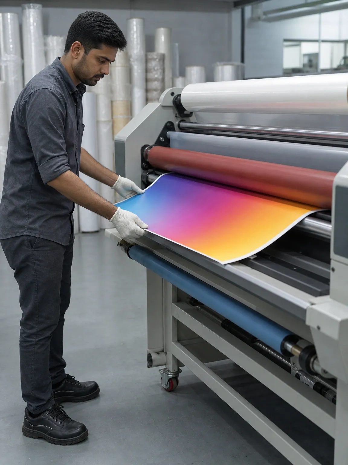 Vinyl & Flex Printing being assembled at the IBS manufacturing facility in Mumbai