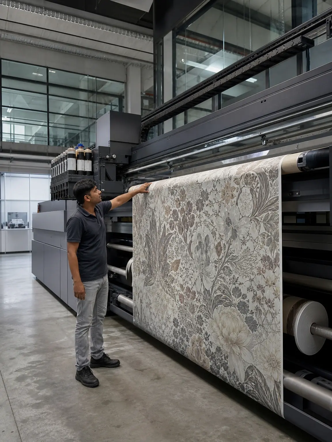 Wide Format Printing being assembled at the IBS manufacturing facility in Mumbai